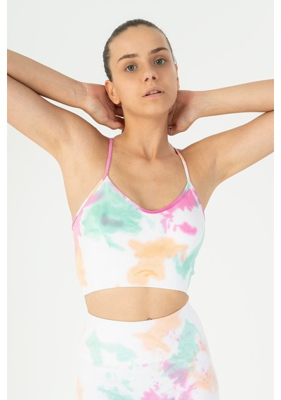 Maraton Slimfit Kadın V Yaka Pembe- Bra Pembe-