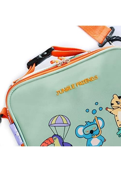 Milk Moo Soft Cuddles & Isı Yalıtımlı Beslenme Çantası Jungle Friends .