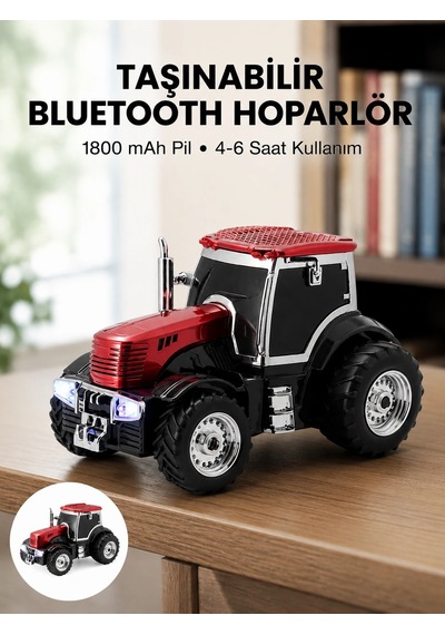 Taşınabilir Nostaljik Araç Tasarımlı Bluetooth Hoparlör