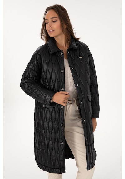 U.s. Polo Assn. Kadın Siyah Kaban 50308615-vr046 Siyah