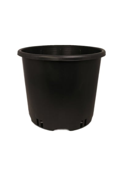 Siyah Üretim Saksısı 50 Adet - 10 Lt 26 Cm