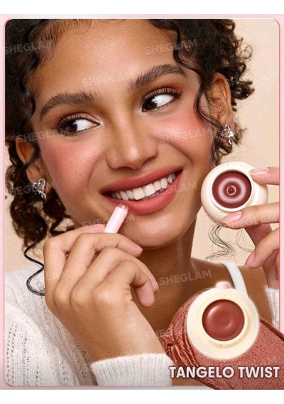 Sheglam Bounce Putty Pocket Lip Pot Mat Ruj -allık Tangelo Twist Nude
