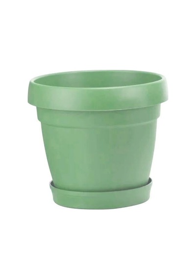 Poliwork Tabaklı Plastik Saksı 1,1 Lt 130 125 Mm