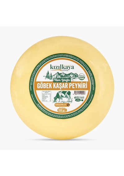 Kızılkaya Çiftlik Göbek Kaşar Peyniri 1 KG