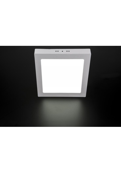 24 Watt Günışığı Ledli Çok Kaliteli Sıva Üstü Tavan Armatür 22 X 22 Cm Kare Sıva Üstü Tavan Armatürü Beyaz