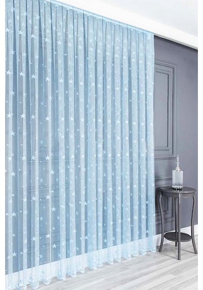 Evdepo Home Kullanıma Hazır Örme Tül Perde (541991523)