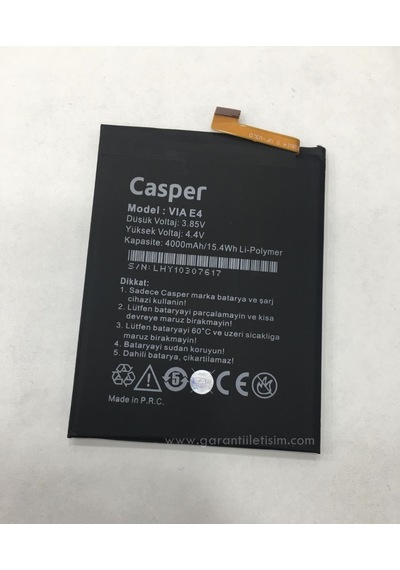 Casper Via E4 Batarya 4000 Mah