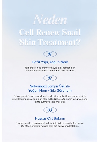 Missha Super Aqua Cell Renew Snail Skin Treatment Salyangoz Özlü Nemlendirici & Aydınlatıcı Esans 130 ML
