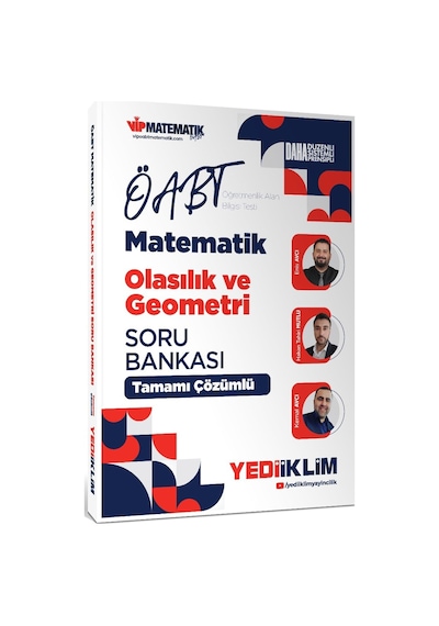 Yediiklim 2027 Öabt Matematik Öğretmenliği Olasılık Ve Geometri Tamamı Çözümlü Soru Bankası-169786
