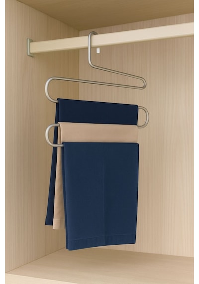 Pantolon Askısı 5 Katlı Metal Dolap İçi Akıllı Krom Askı Pantolon Askısı 5 Katlı Düzenleyici Mode Me Diğer