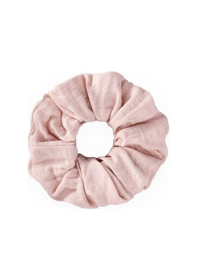 Müslin Lastik Toka Pudra Pembe