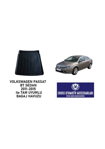Volkswagen Passat B7 Sedan (2011-2015) ile Tam Uyumlu Bagaj Havuzu