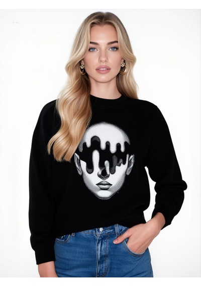 Ogc Yüz Unisex Sweatshirt Siyah