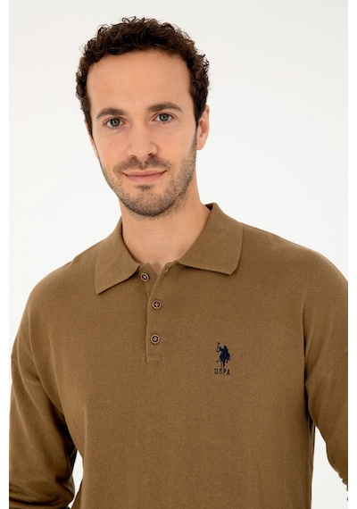 U.s. Polo Assn. Erkek Haki Kazak /triko 50293506-vr027 Haki