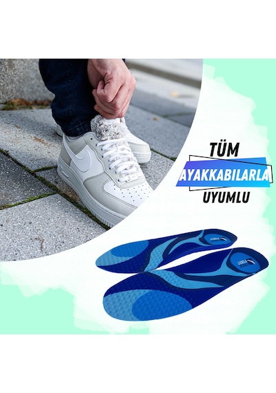 Magicfoot Workenergy İş Tabanlığı - Uzun Süreler Ayakta Çalışan İçin - High Memory Foam - Ortopedik Tabanlık