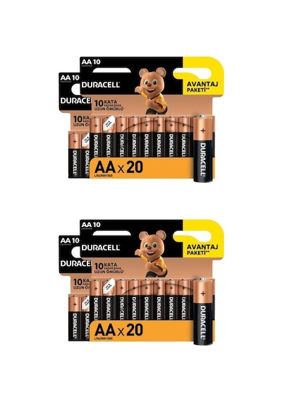 Duracell Alkalin Aa Kalem Piller, 40 Lı Paket
