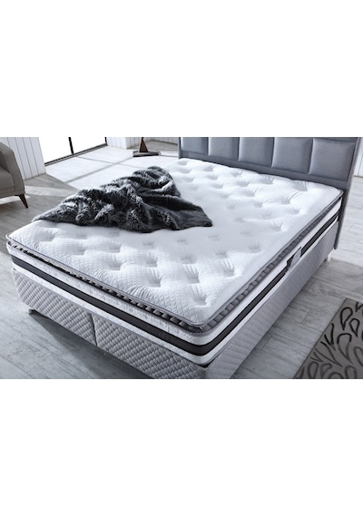 Royal Lux Bedding Şehrazat Pedli Paket Yaylı Yatak Tavşan Kumaş