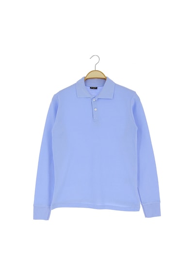 Crassi Erkek Çocuk Okul Sweatshirt Manşetli Gök Mavi