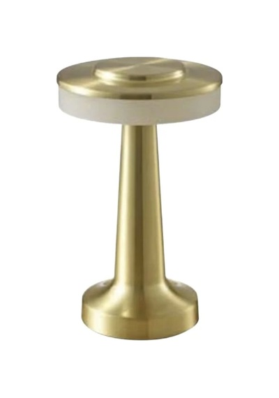 Horoz 050-002-0001 2w Şarjlı Gold Masa Lambası - 3 Renk Işık Modu Gold