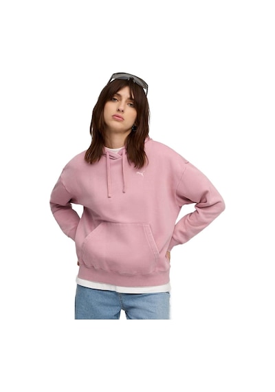 Puma Ess Elevated Wash Hoodie Sweatshirt - 688103 Pembe