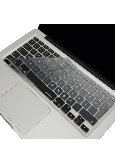 Apple Uyumlu MacBook Klavye Filmi Türkçe Q Kaplama Ultra İnce Silikon Air Pro Eski Usb Li Modeller 2008-2017