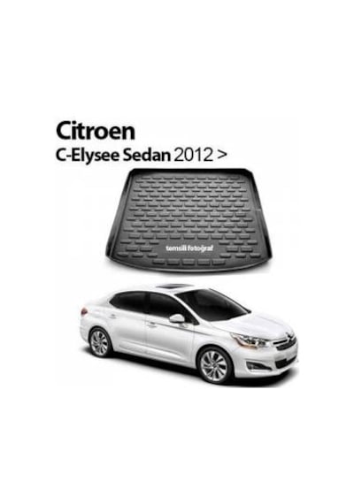 Citroen C-Elysee Sedan Bagaj Havuzu Paspası 2012