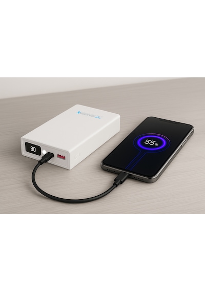 Enerx Enr-p20188dc 20.000 Mah 2.1 Amper Dijital Göstergeli Powerbank