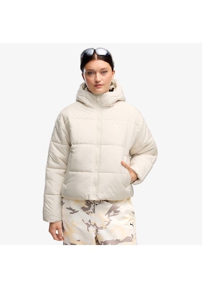 Puma Essential Relaxed Padded Kadın Krem Ceket 638554 Çok Renkli
