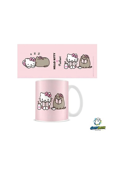 Ghostbastır Desıgn Pusheen Ve Hello Kitty Kupa Bardak Tek Adet K0495 Çok Renkli