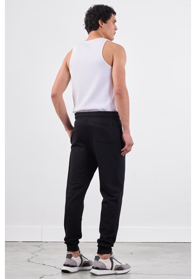 Dufy Siyah Erkek Eşofman Altı - Regular Fit Siyah