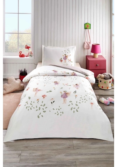 Özdilek Ranforce-fairy Blossom Pembe-tek Kişilik Çocuk Nev.takımı