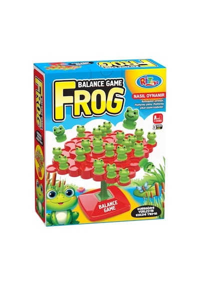 Frog Game Balance Denge Oyunu Kurbağa Denge Akıl Zeka Strateji Aile Kutu Oyunu