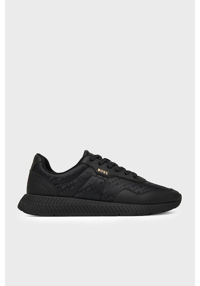 Boss Logolu Sneaker Ayakkabı Erkek Ayakkabı 50568772 007 Siyah