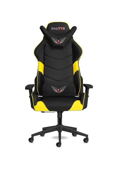 Samurai Ss Oyuncu Koltuğu Premium Pu Deri Gaming Koltuk Deri, Sarı Çok Renkli