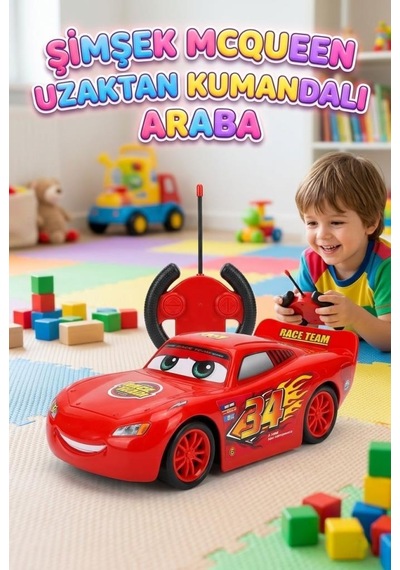 Racer Mc.racer Uzaktan Kumandalı Araba 1:18 Ölçekli 4 Fonksiyonlu 27 Mhz Oyuncak Araba Kırmızı