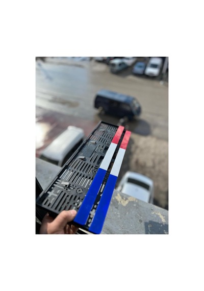 Fransız Model Pleksi Plakalık Ön Arka 2 Adet - 784761809