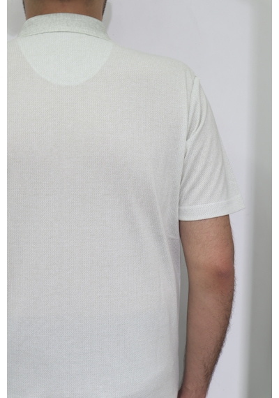Santa Dmctekstil Erkek Kendinden Desenli Klasik Rahat Kalıp Tek Cepli Polo Yakalı T-shirt Yeşil Santa Dmctekstil Erkek Kendinden Desenli Klasik Rahat Kalıp Tek Cepli Polo Yakalı T-shirt Yeşil
