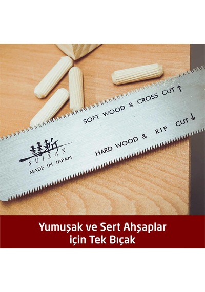 Suızan Suizan Sfl004 Mini Flush Cut Çift Taraflı Japon Testeresi 15 Cm