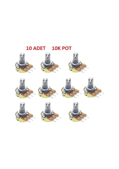 10K Pot (Potansiyometre) 10 Adet