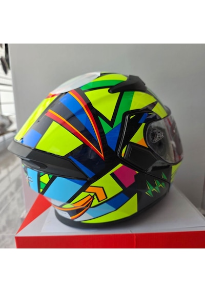 Rhkc Çene Açılır Kask Vizörlü Enso 46 L Çok Renkli