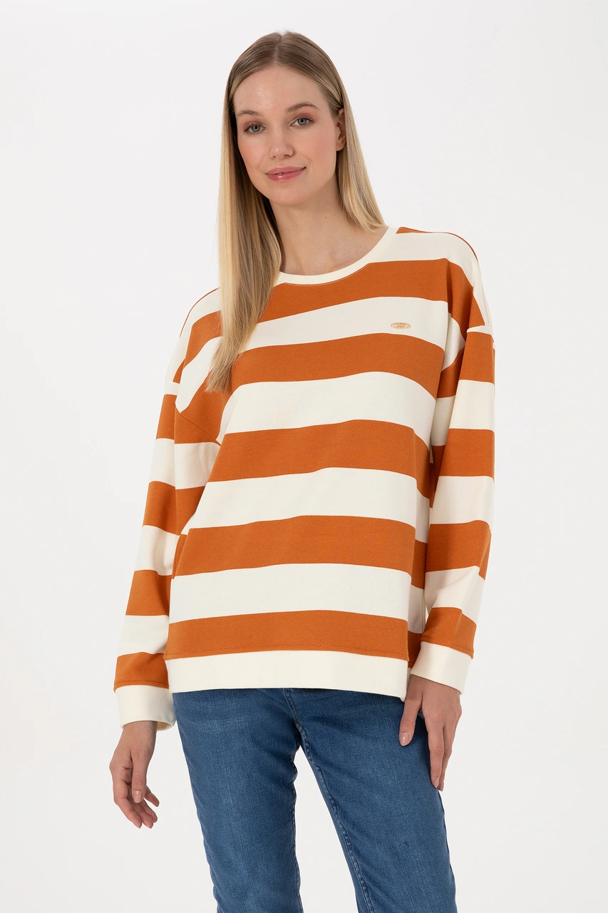 U.s. Polo Assn. Kadın Bakır Sweatshirt 50313563-vr182 Bakır
