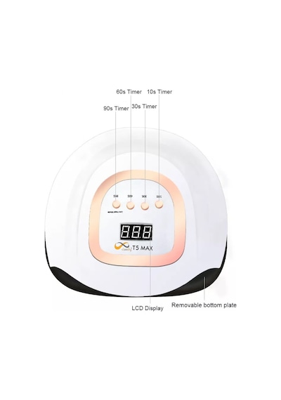 Cloody T5 Max 220 Watt 57 Led Uv Led Kalıcı Oje Protez Tırnak Kurutucu