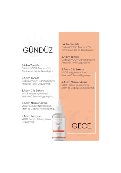 Voop Yoğun Aydınlatıcı ve Leke Karşıtı Vitamin C Serum 30 ML