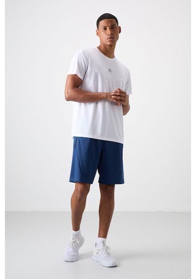 Tommy Life Parlament Polyester Kalın Yumuşak Comfort Fit Erkek Şort - 81273 Mavi