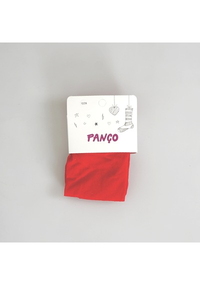 Panço Kız Çocuk Kırmızı Mikro Külotlu Çorap 2212GK11029