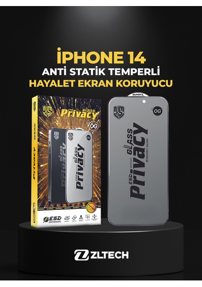 OG GLASS ESD Anti Statik Hayalet Apple Uyumlu iPhone 14 Ekran Koruyucu