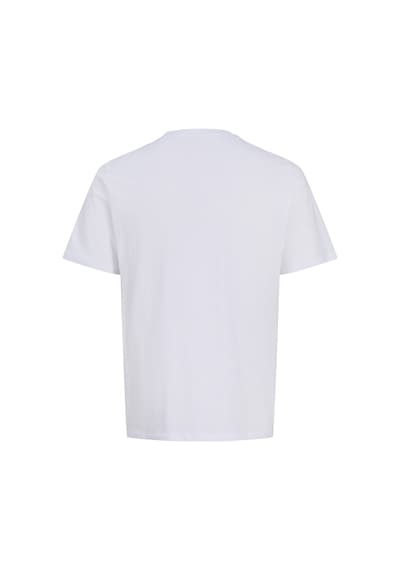 Jack & Jones Erkek Gögüs Logo Baskili Tisört - Catskills - 12297891 Beyaz