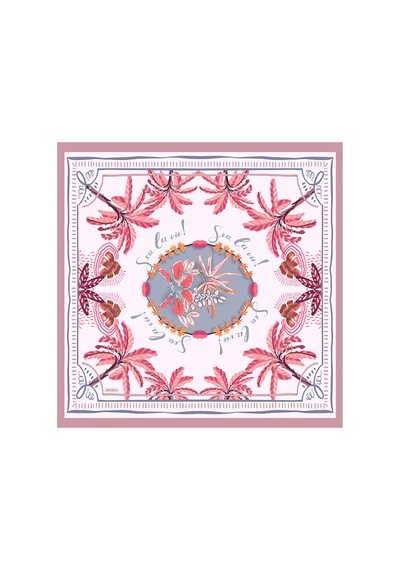 Arancia Pudra 90x90 Pure Touch Eşarp Pudra Pudra