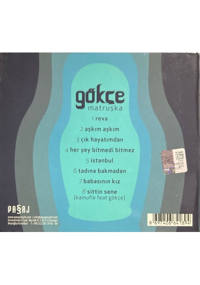 Müzik Cd'sidir Plak Değildir Cd Gökçe Matruşka Cd