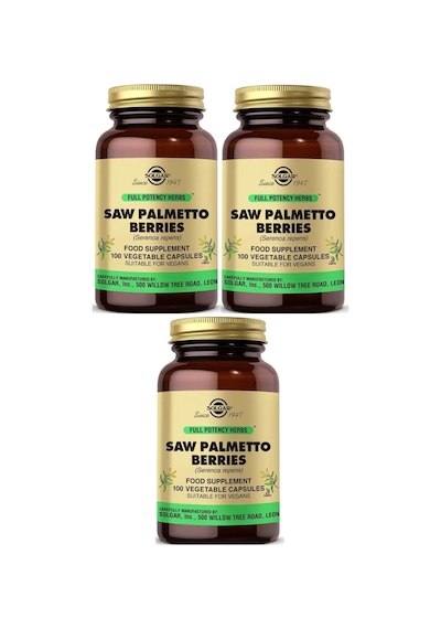 Solgar Saw Palmetto Berries 3 x 100 Kapsül